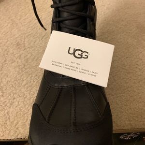 Brand new UGG boots with grey fur
